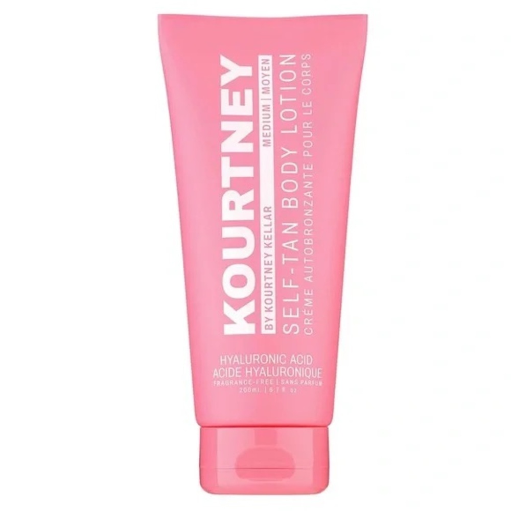 KOURTNEY Self-Tan Body Lotion - Fragrance Free-easy to apply self-tanner Medium